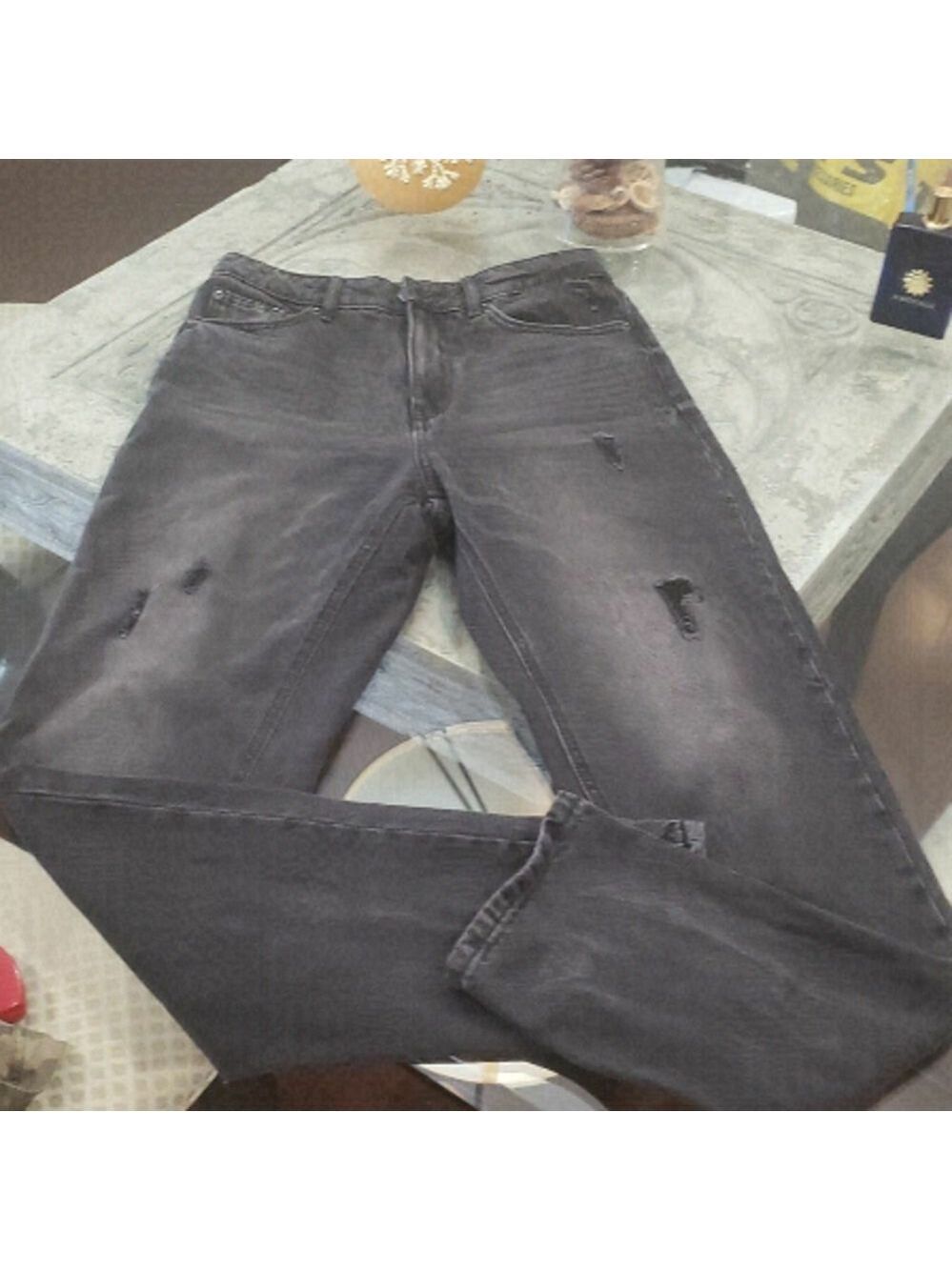 VERO MODA BLACK HIGH WAIST DENIM JEANS